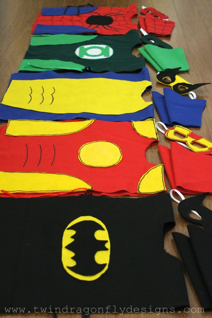 DIY superhero costumes