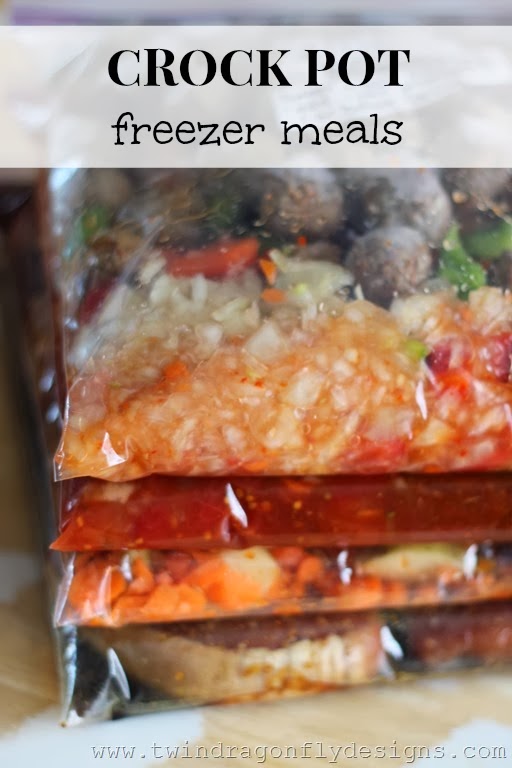 Crock Pot Freezer Meals » Dragonfly Designs