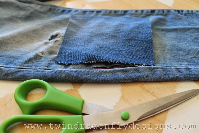 How to patch kids jeans in a cool way » Dragonfly Designs