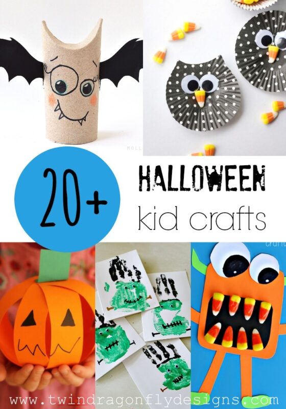 20+ Halloween Kid Crafts » Dragonfly Designs