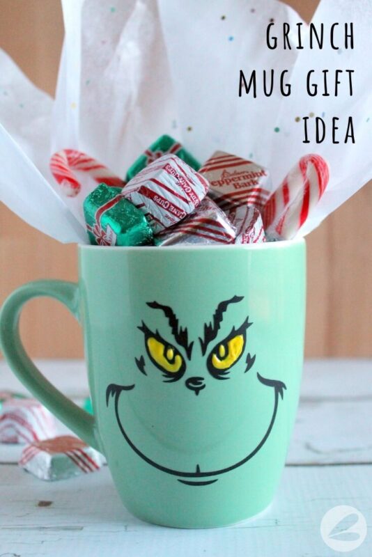 Funny Grinch Mug Gift Idea Homemade Heather