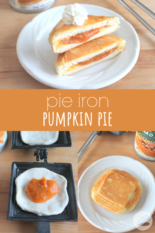 Pie Iron Pumpkin Pie 